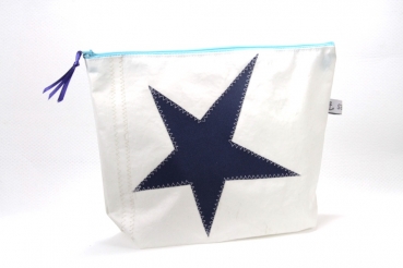 Segeltuchtasche mit blauen Stern